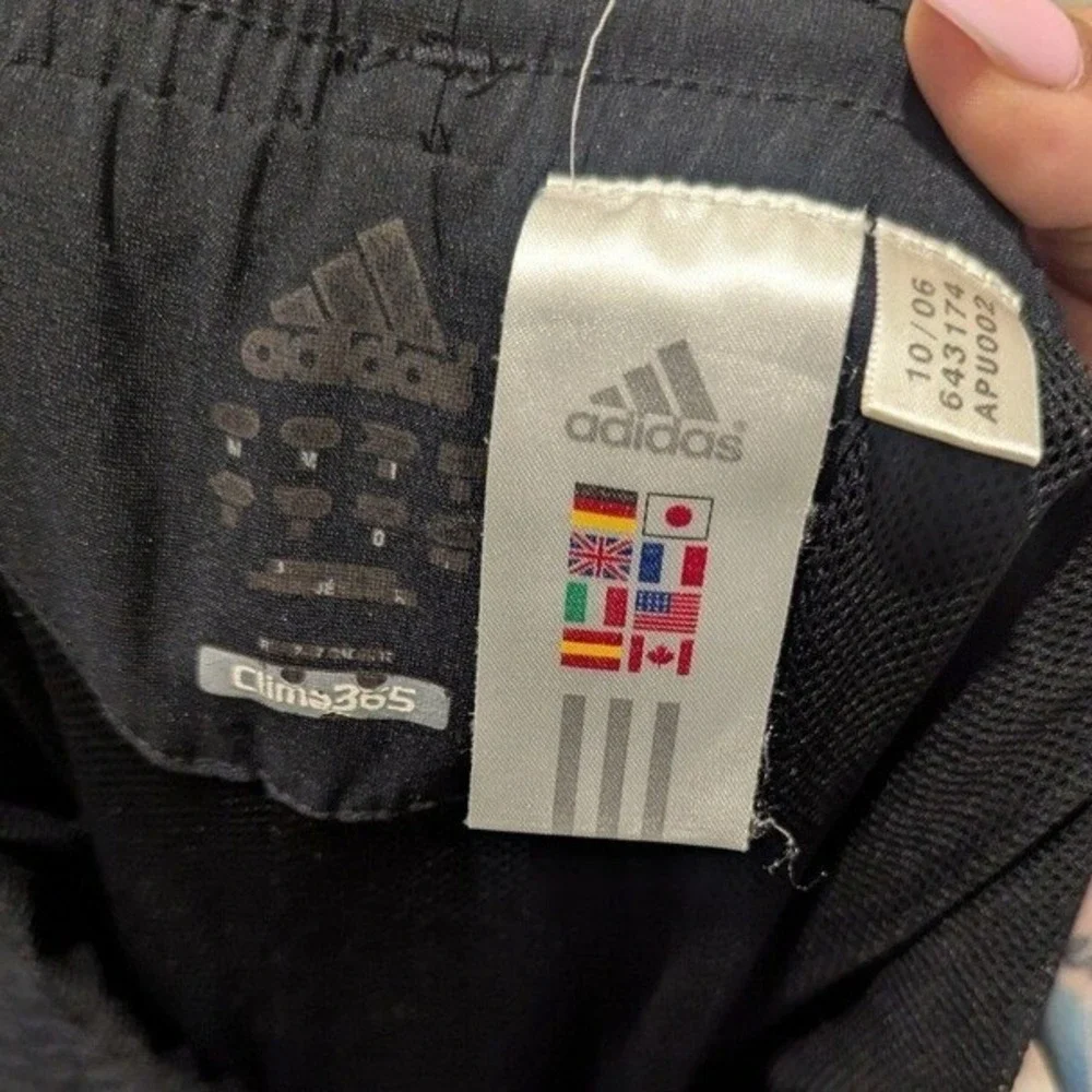 Vintage Y2K Adidas 3 Stripes with Track Pants Burgundy Panel Soccer‎ M